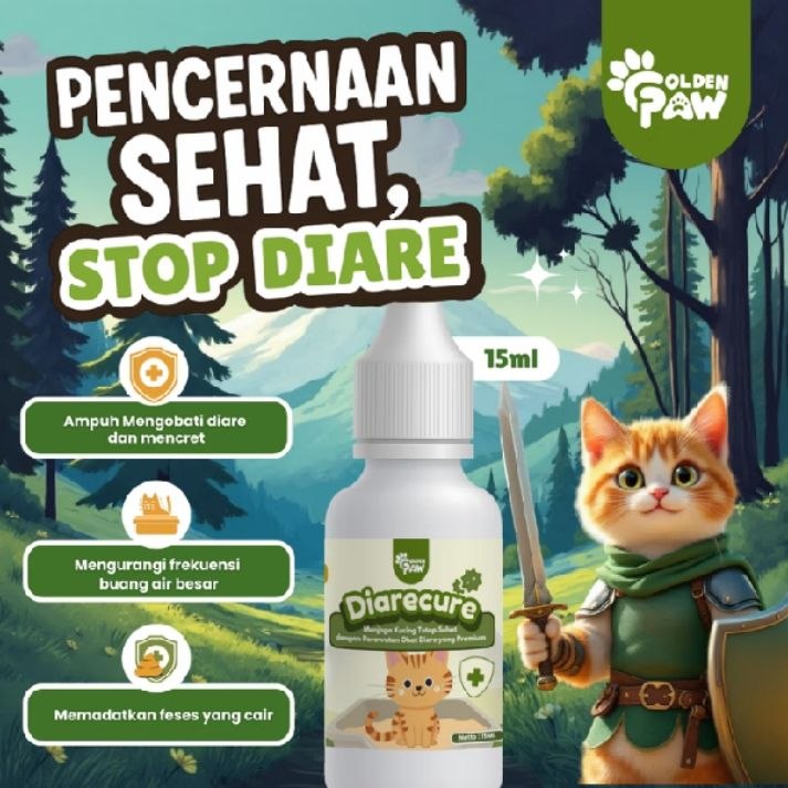 Golden Paw DiareCure Tetes (15ml)