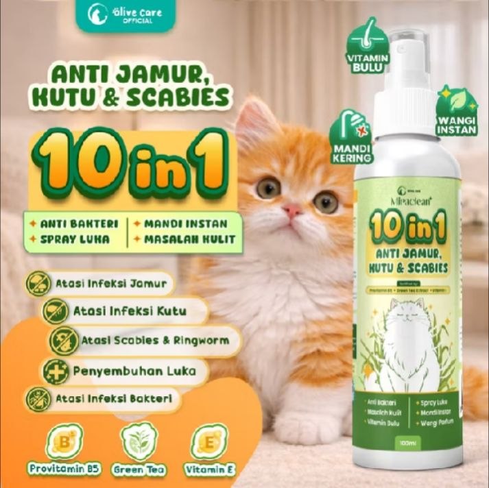 Olive Care Miraclean 10 in 1 All Skin Solution (Spray)