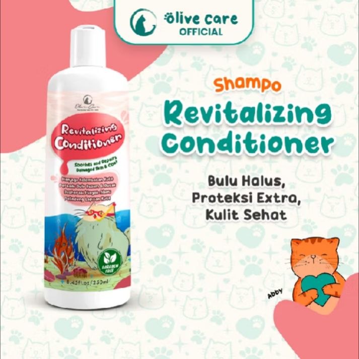 Olive Care Vitamin Bulu & Conditioner Kucing (250ml)