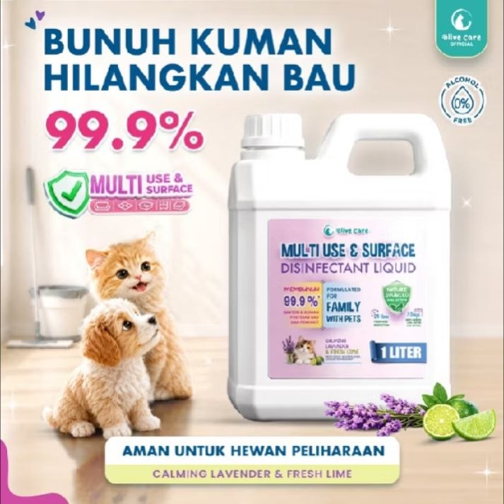 Olive Care Multi Use Disinfectant Pet Safe (250ml)